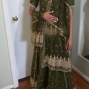 Indian Pakistani style sharara